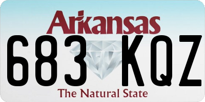 AR license plate 683KQZ