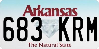 AR license plate 683KRM