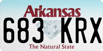 AR license plate 683KRX