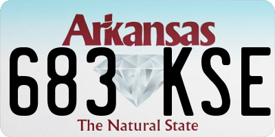 AR license plate 683KSE