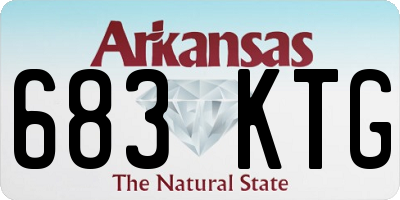 AR license plate 683KTG