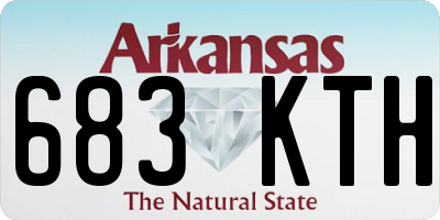 AR license plate 683KTH
