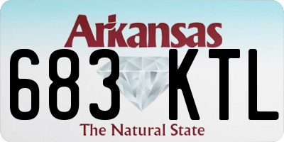 AR license plate 683KTL