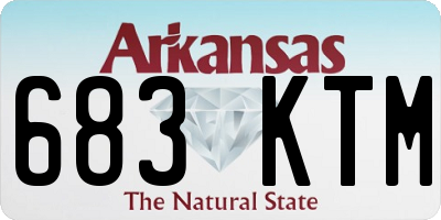 AR license plate 683KTM