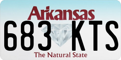 AR license plate 683KTS