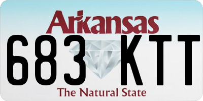 AR license plate 683KTT