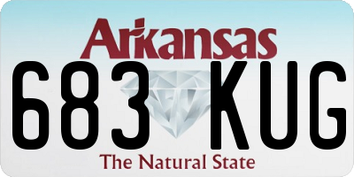 AR license plate 683KUG