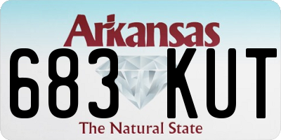 AR license plate 683KUT