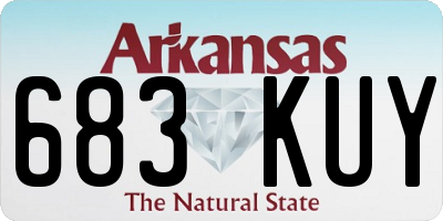 AR license plate 683KUY
