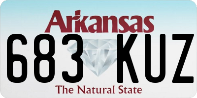 AR license plate 683KUZ