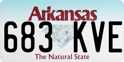 AR license plate 683KVE