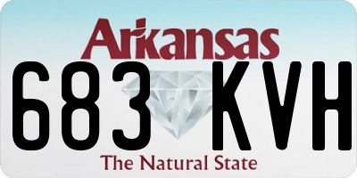 AR license plate 683KVH