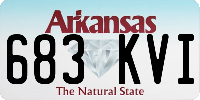 AR license plate 683KVI