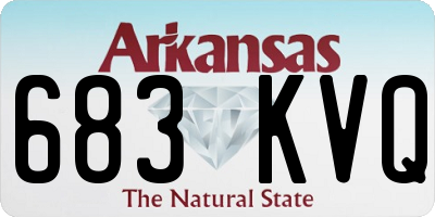 AR license plate 683KVQ