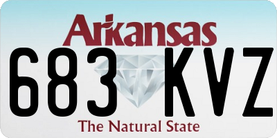 AR license plate 683KVZ