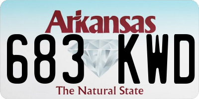 AR license plate 683KWD
