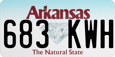 AR license plate 683KWH