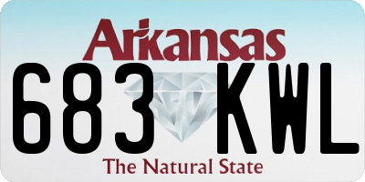 AR license plate 683KWL