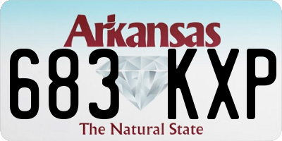 AR license plate 683KXP