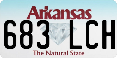 AR license plate 683LCH