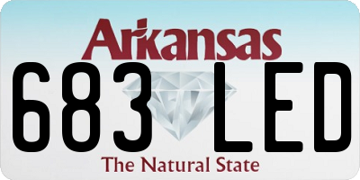 AR license plate 683LED