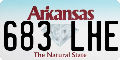 AR license plate 683LHE