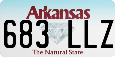 AR license plate 683LLZ