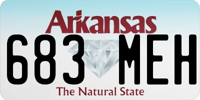 AR license plate 683MEH