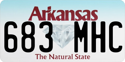 AR license plate 683MHC