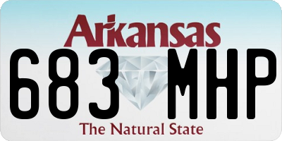 AR license plate 683MHP