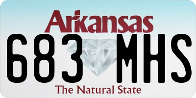 AR license plate 683MHS