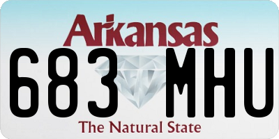 AR license plate 683MHU