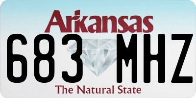 AR license plate 683MHZ