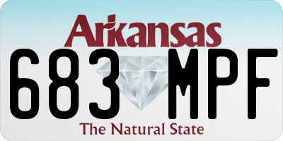 AR license plate 683MPF