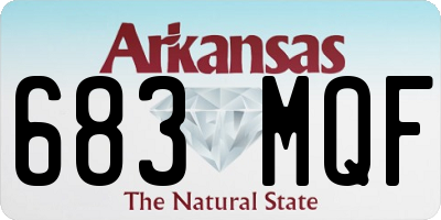 AR license plate 683MQF
