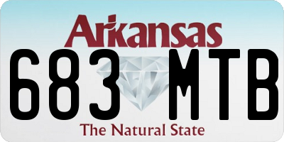AR license plate 683MTB