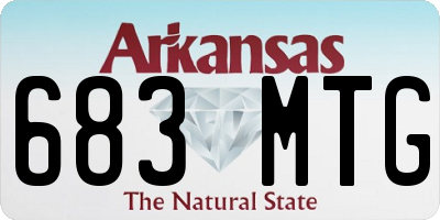 AR license plate 683MTG