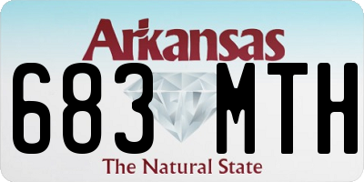 AR license plate 683MTH