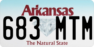 AR license plate 683MTM