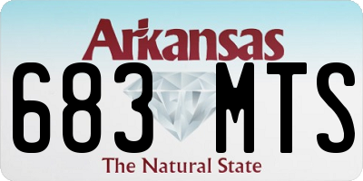 AR license plate 683MTS