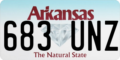 AR license plate 683UNZ