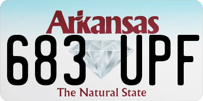 AR license plate 683UPF