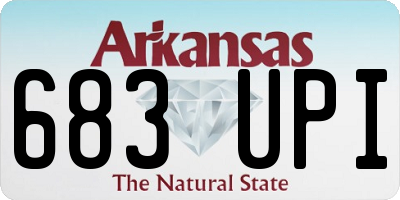 AR license plate 683UPI