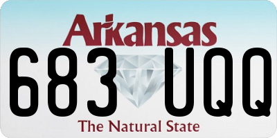 AR license plate 683UQQ