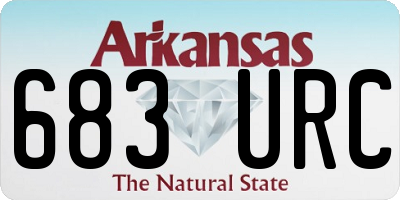 AR license plate 683URC