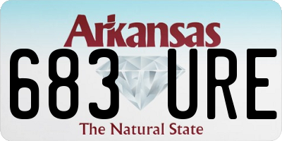 AR license plate 683URE