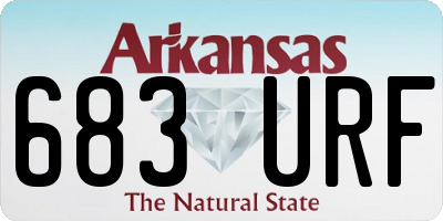 AR license plate 683URF