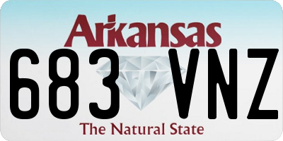 AR license plate 683VNZ