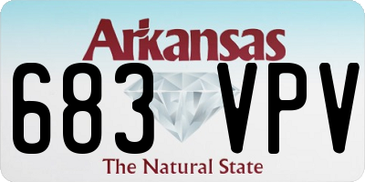 AR license plate 683VPV