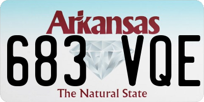 AR license plate 683VQE